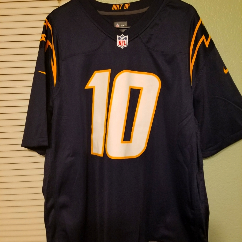 Nike Game Justin Herbert Navy Jersey